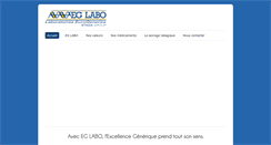 Desktop Screenshot of eglabo.fr