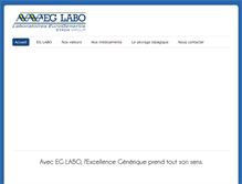 Tablet Screenshot of eglabo.fr
